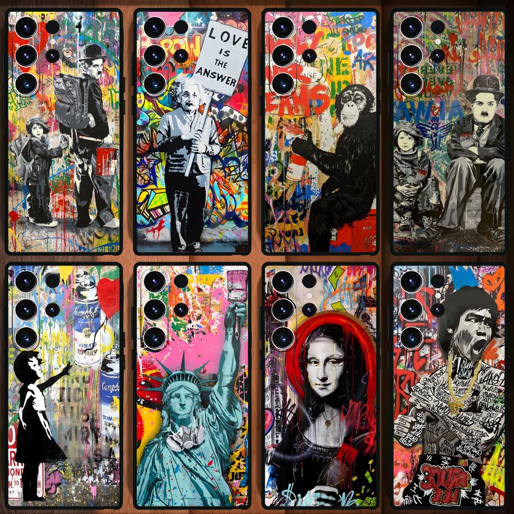 Phone Cases Samsung S23 - Banksy Graffiti Art coque de téléphone