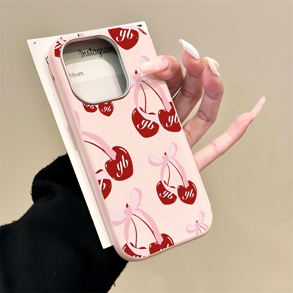 Phone Cases Cherry - Coque de téléphone antichoc en silicone