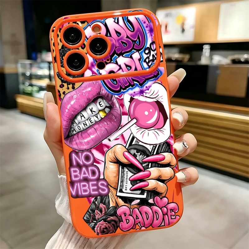 Phone Cases Girls - Coque de téléphone antichoc souple en