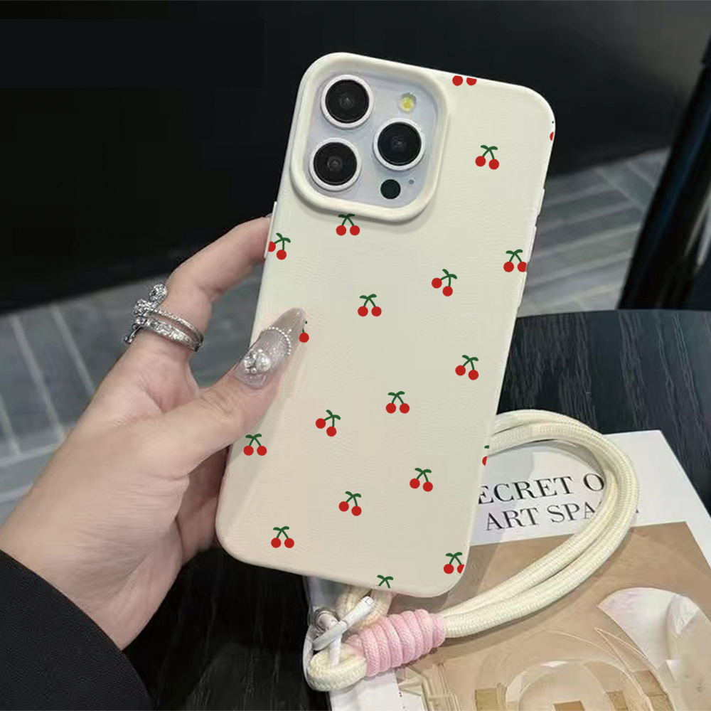 Phone Cases Cherry - Coque de téléphone en silicone mat