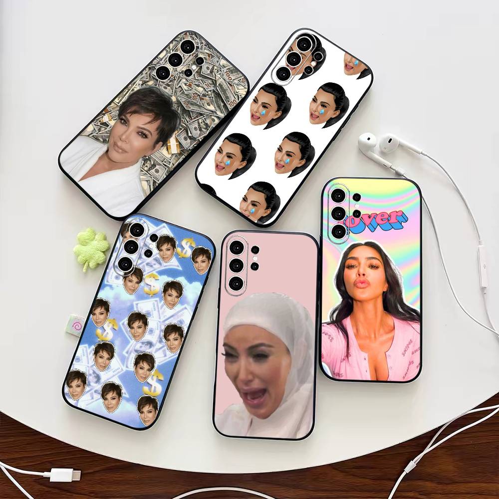 Phone Cases Samsung S23 - Coque de téléphone blanche amusante K-Kim
