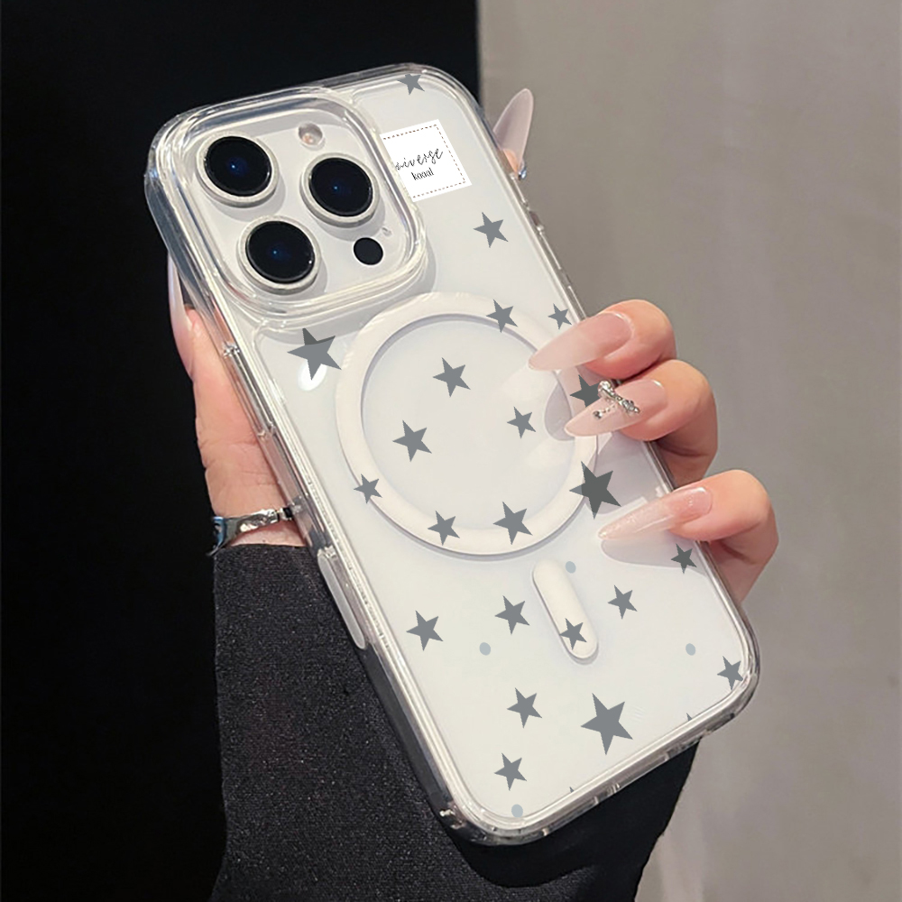 Phone Cases Clear - Coque de téléphone magnétique transparente à