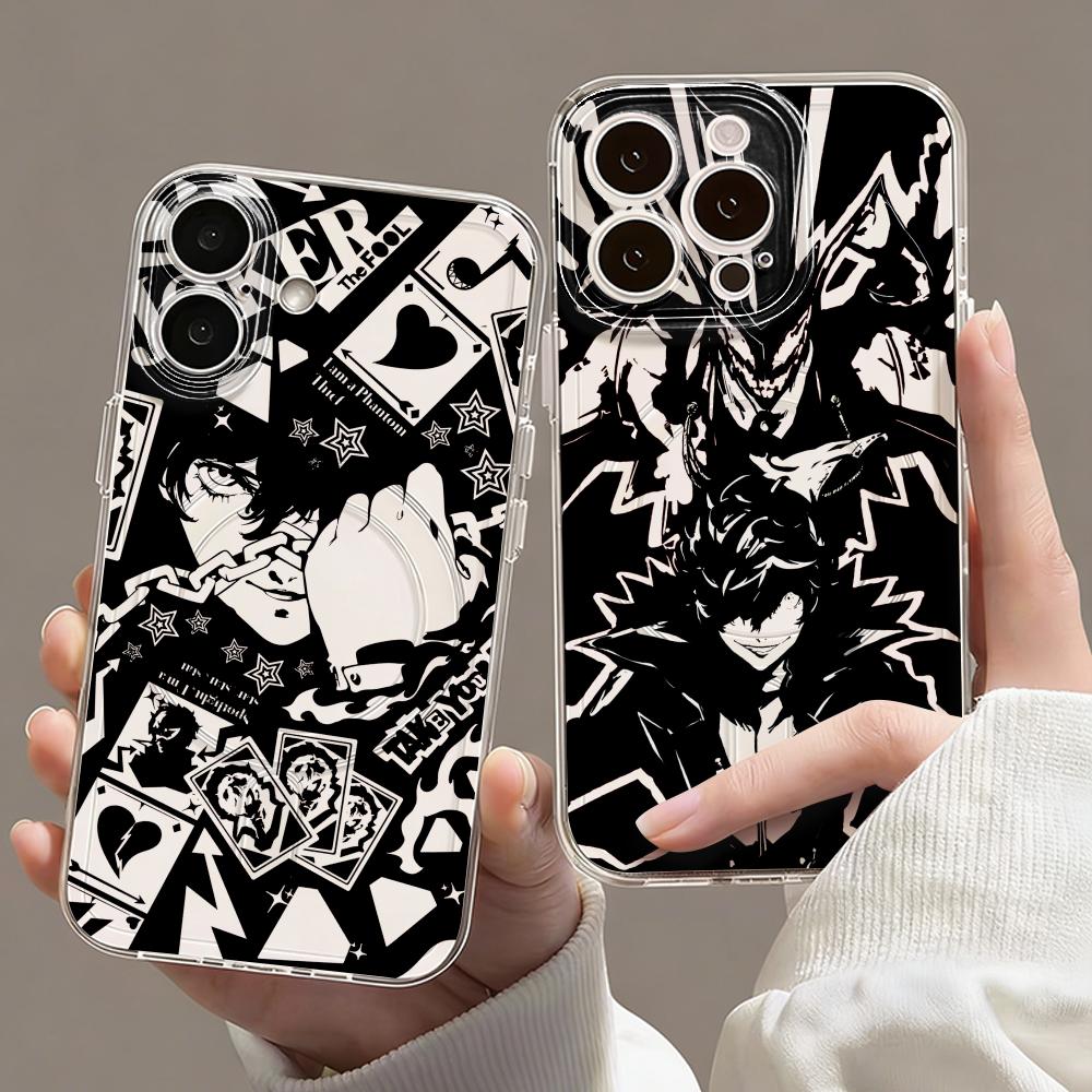Phone Cases Clear - Coque de téléphone Game P-Persona 5