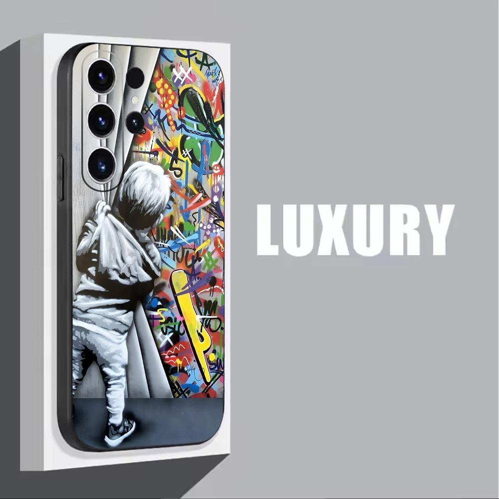 Banksy Graffiti Art coque de t - Phone Cases Samsung S23 avis et prix
