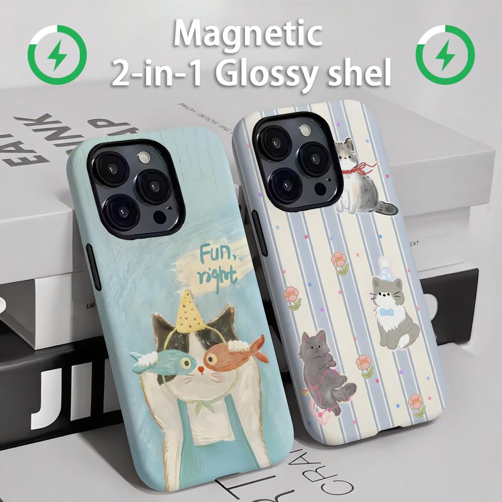 Coque de téléphone magnétique  - Phone Cases Cat avis et prix