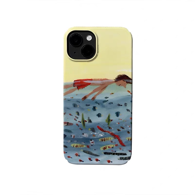 Ins Yellow Art Drifting Boy ét - Phone Cases For Boys avis et prix