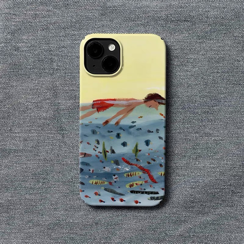 Ins Yellow Art Drifting Boy ét - Phone Cases For Boys avis et prix